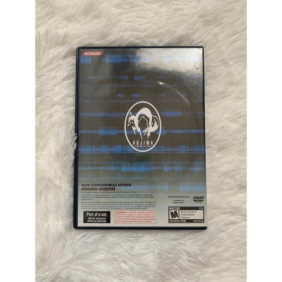 Metal Gear Solid 2 Tactical Espionage For Playstation 2 Video Game Complete - Picture 2 of 6